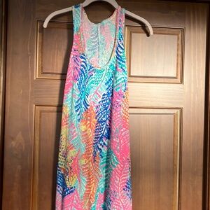 Lilly Pulitzer Sleeveless Betty Maxi Dress-Electric Feel Racerback- Small